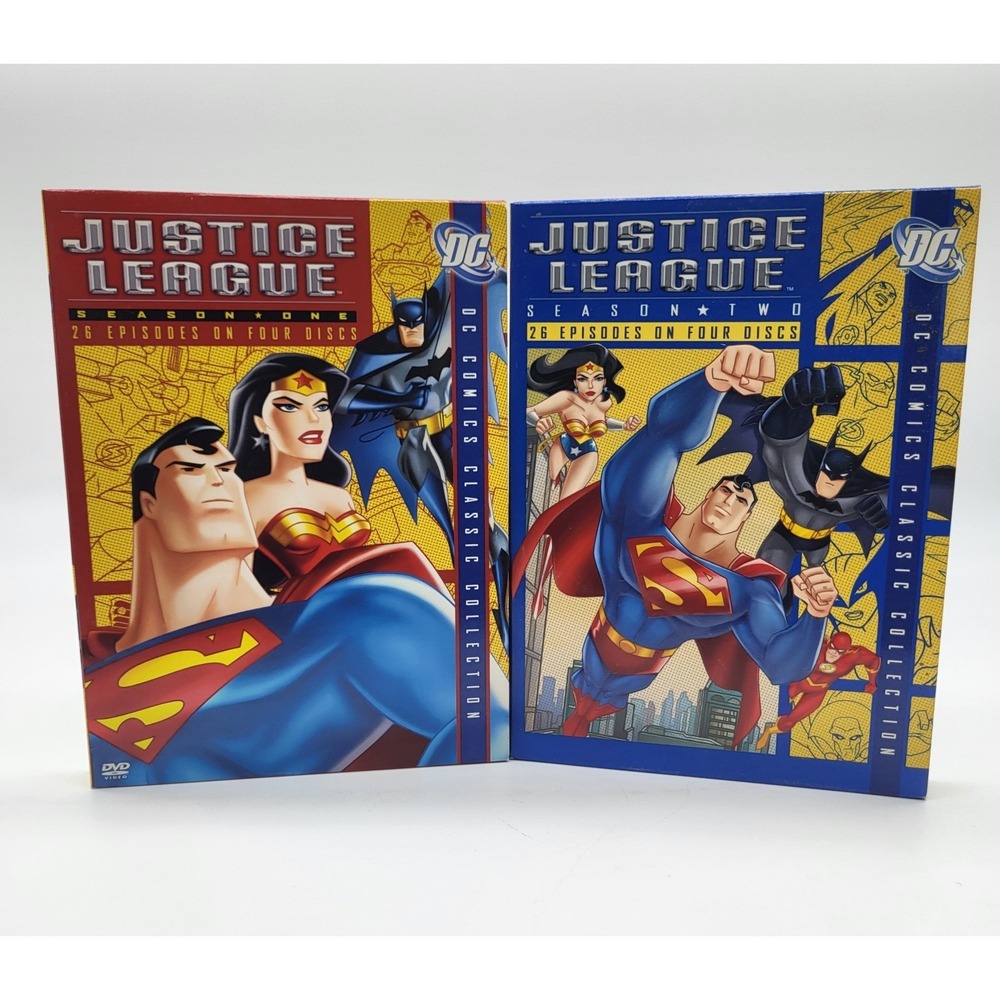 DC Comics Justice League Seasons 1-2 DVD Set